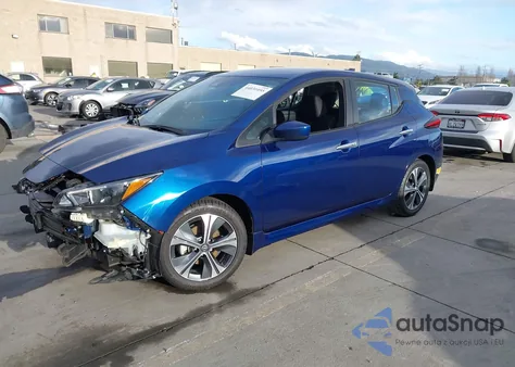 2022 Nissan Leaf Sv 40 Kwh z USA, uszkodzony, nr VIN 1N4AZ1CV9NC555029